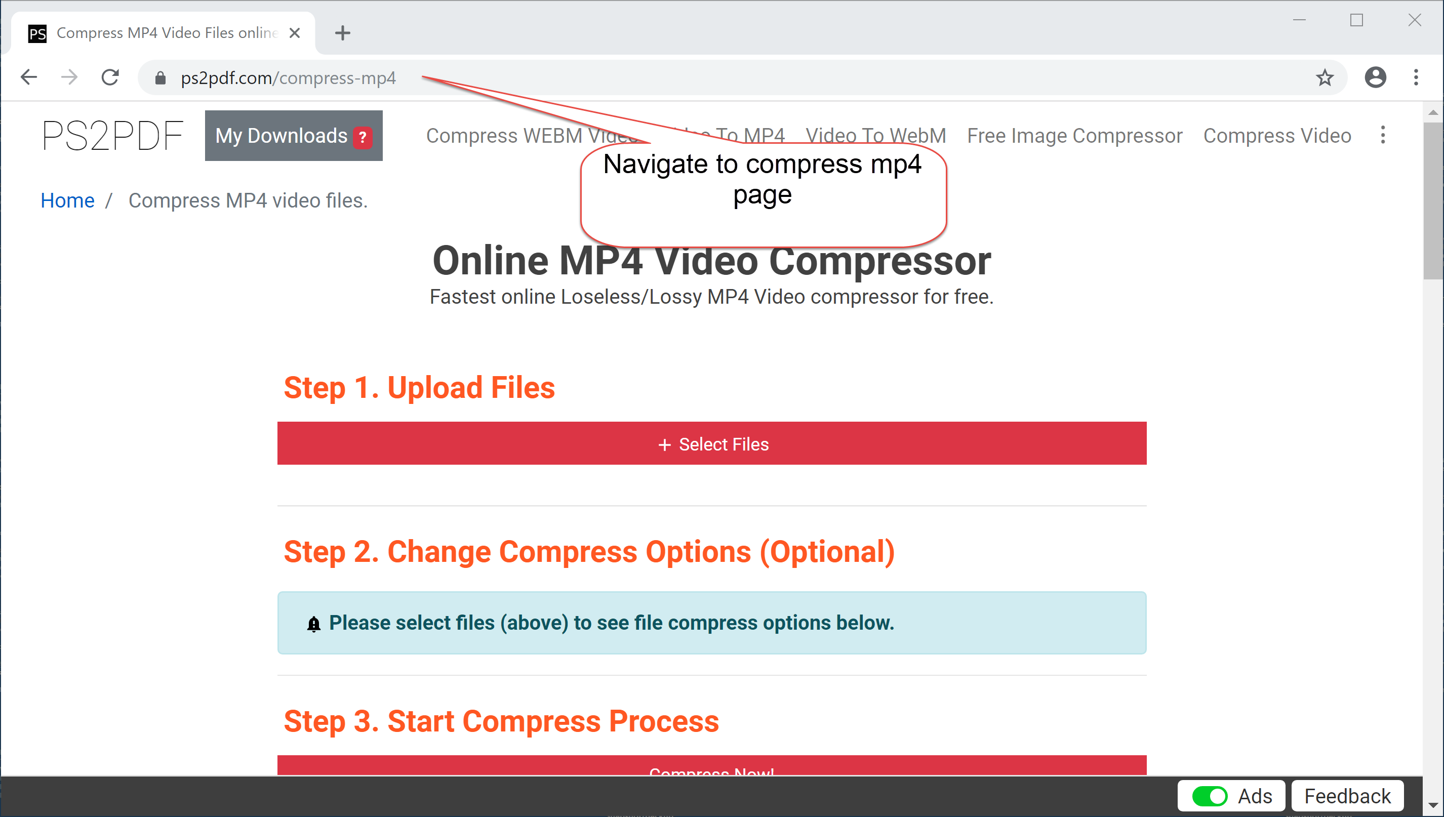 Compress mp4. Mp4 compress.