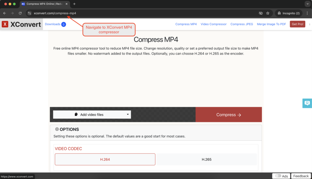 How to compress MP4 video online