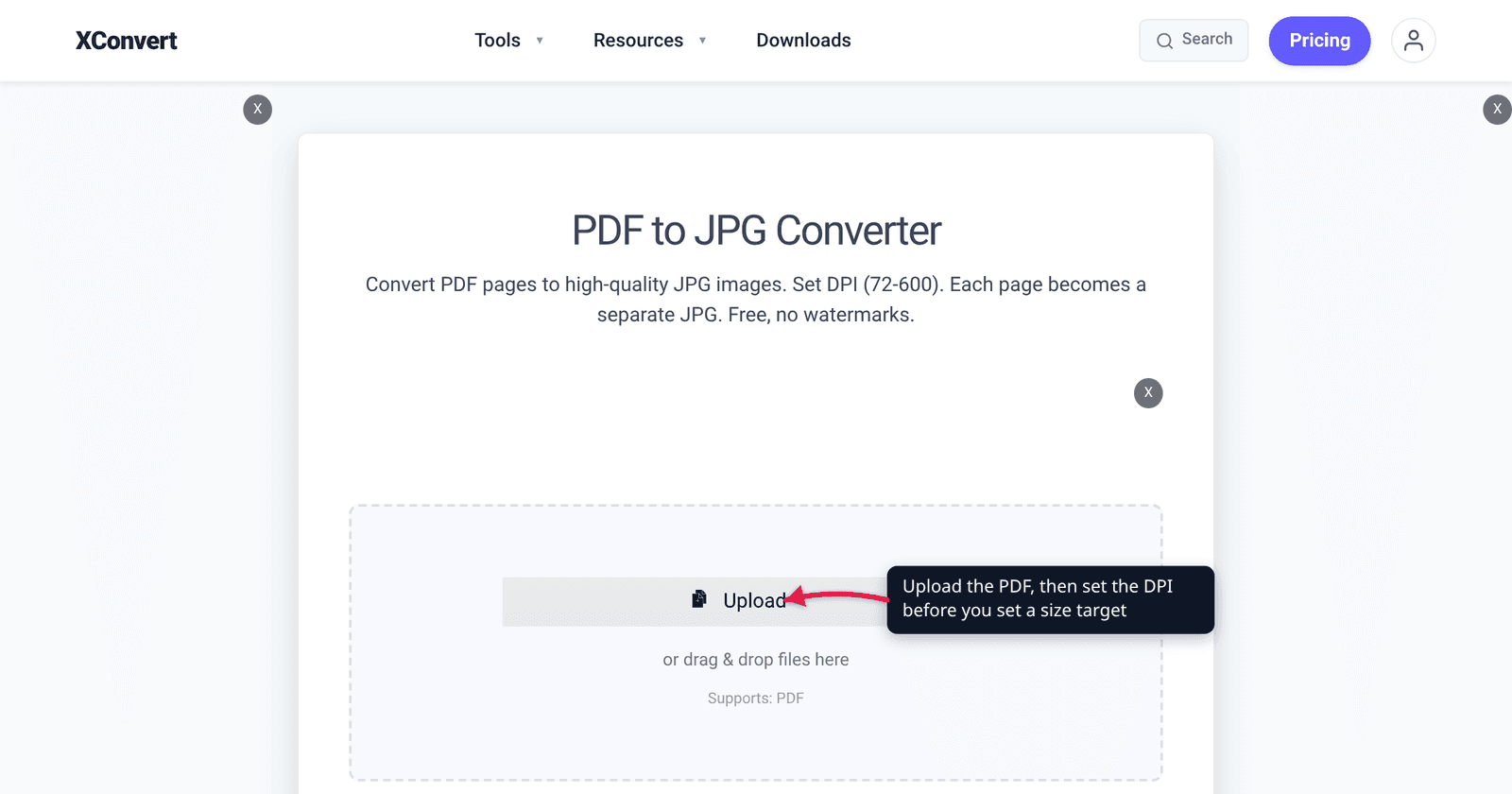 Convert Pdf To Phot PDF to JPG Under a Portal's KB Limit: DPI vs Target Size