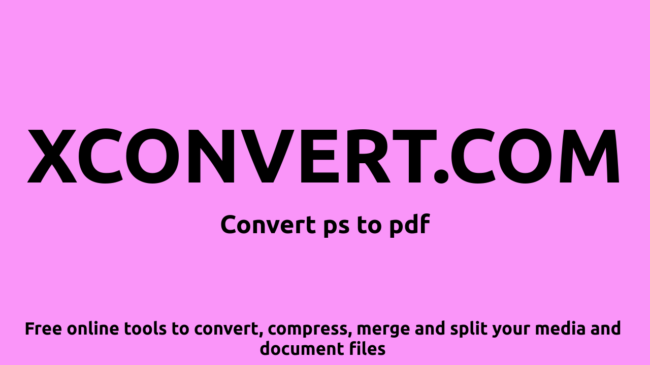 Ps to pdf free online postscript to pdf converter